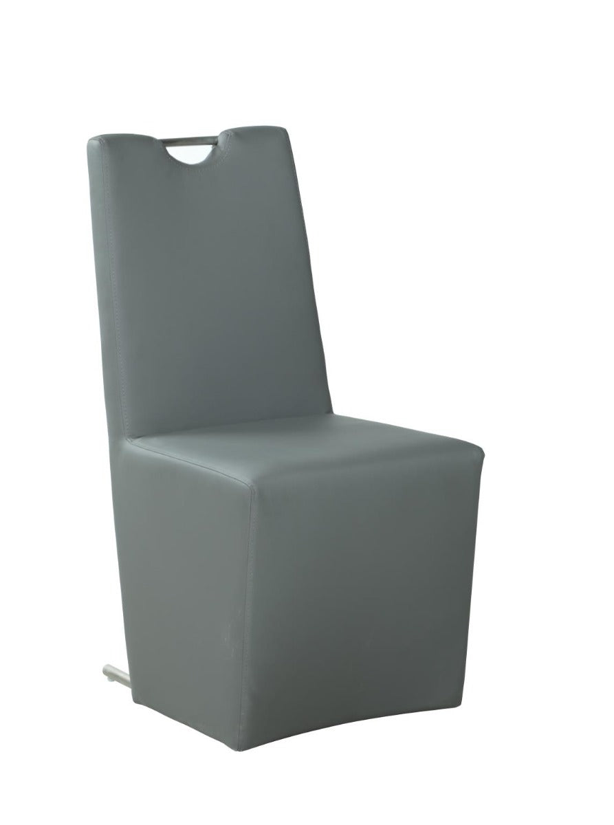 Chintaly Evie Modern Upholstered Handle-Back Side Chair