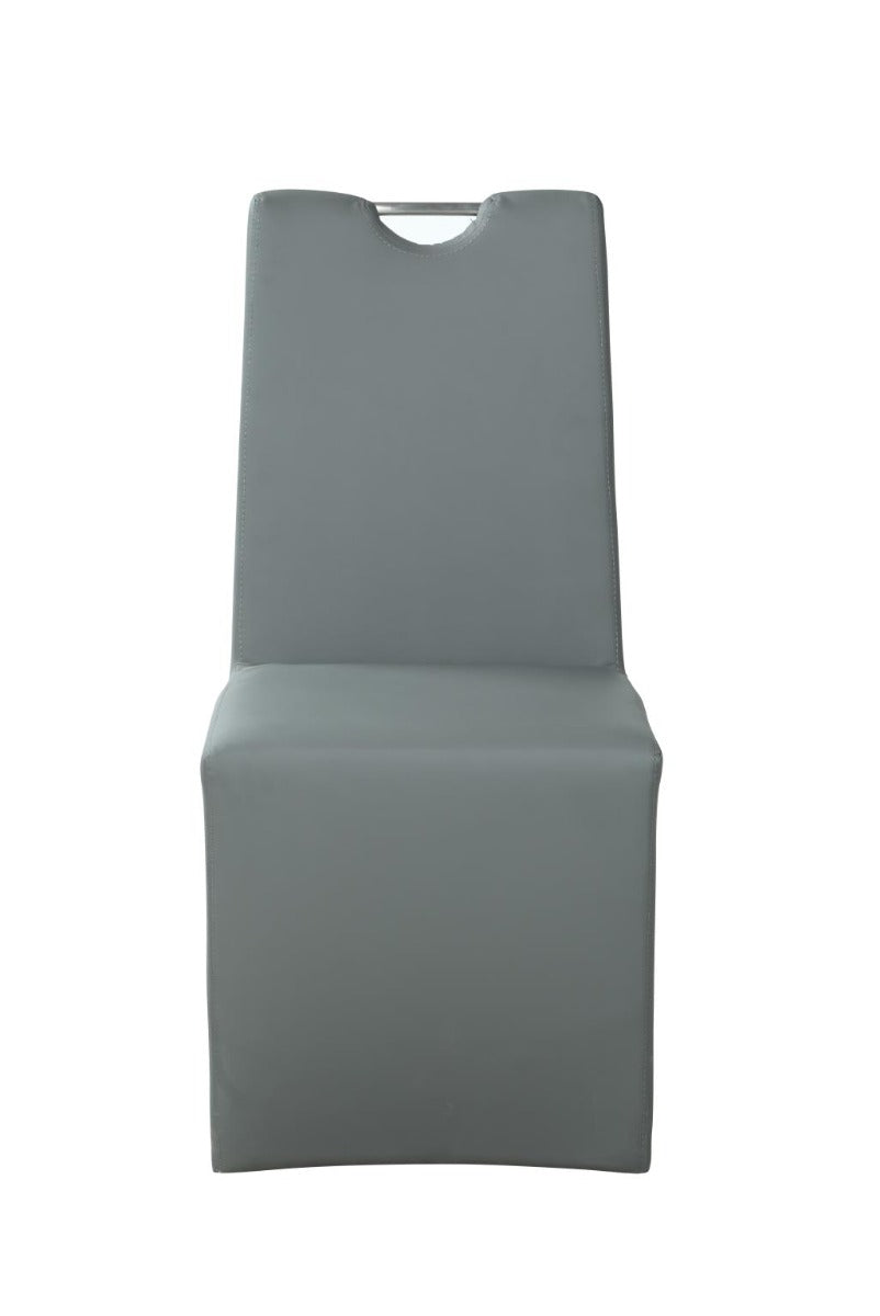 Chintaly Evie Modern Upholstered Handle-Back Side Chair