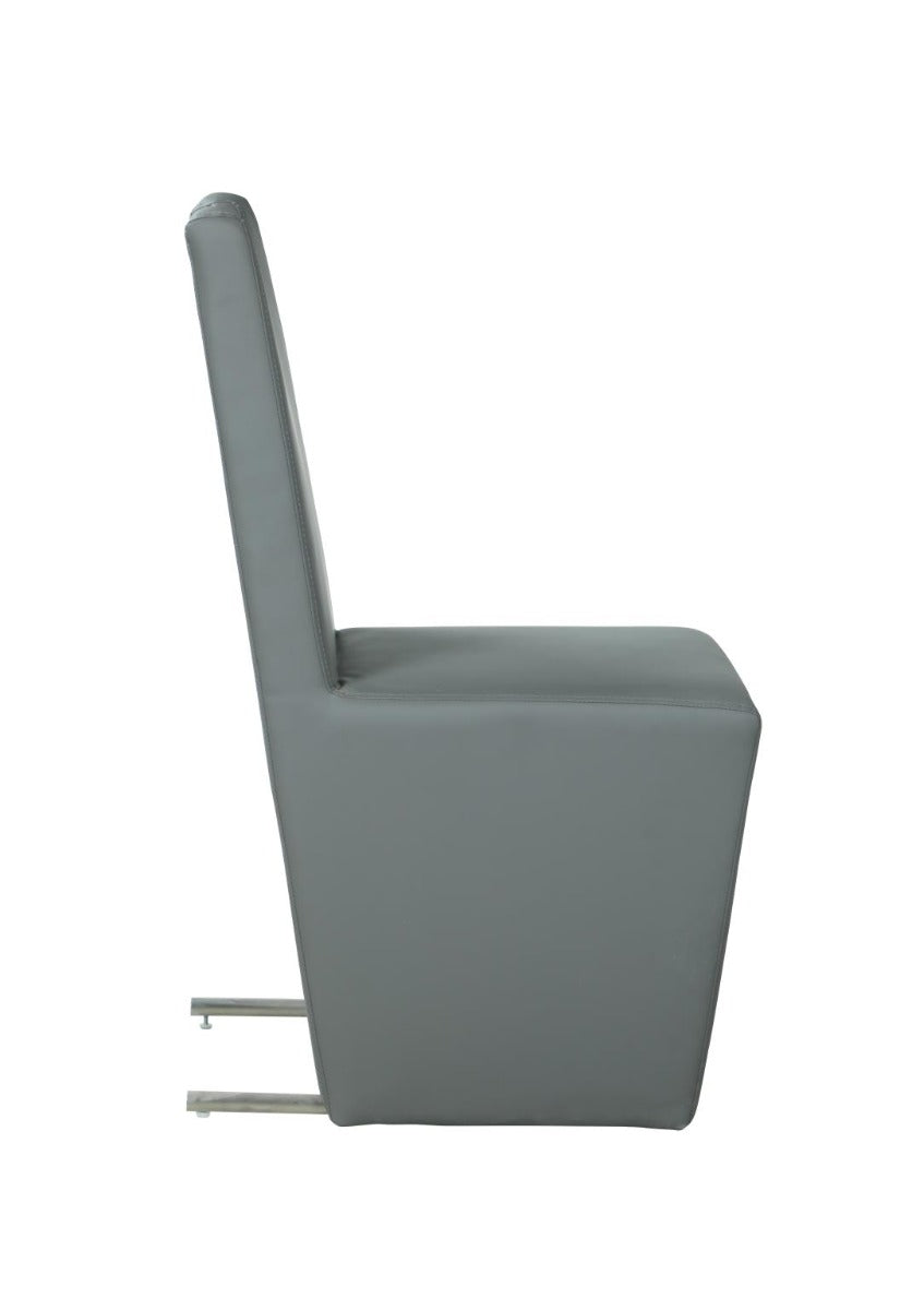 Chintaly Evie Modern Upholstered Handle-Back Side Chair