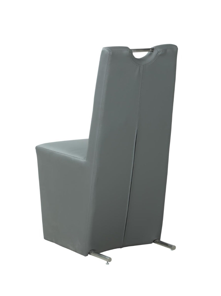 Chintaly Evie Modern Upholstered Handle-Back Side Chair