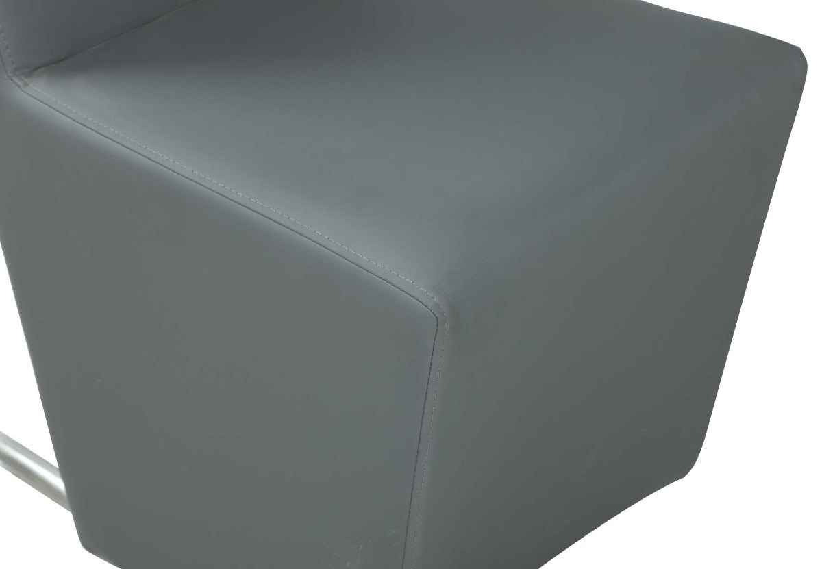 Chintaly Evie Modern Upholstered Handle-Back Side Chair