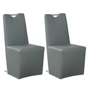 Chintaly Evie Contemporary Upholstered Handle-Back Side Chair
