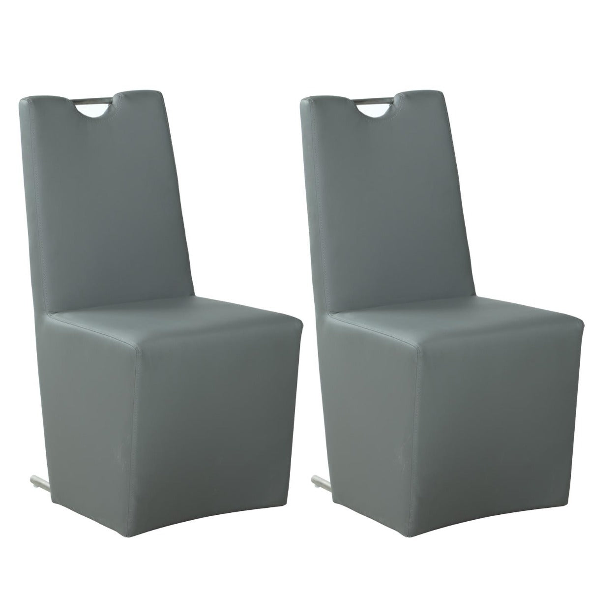 Chintaly Evie Modern Upholstered Handle-Back Side Chair