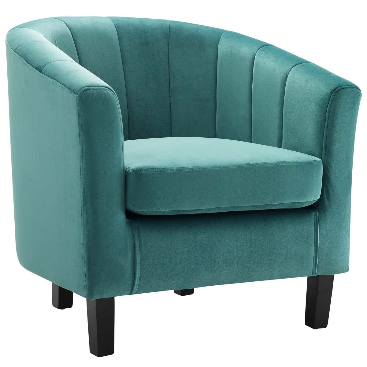 Modway Prospect Channel Tufted Performance Velvet Armchair Set of 2