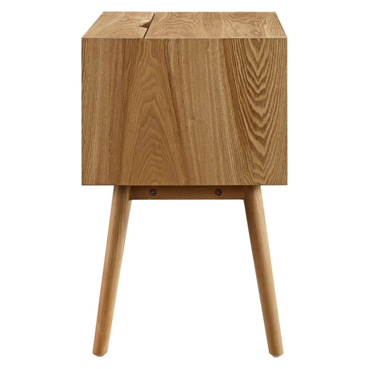Modway Ember Wood Nightstand With USB Ports