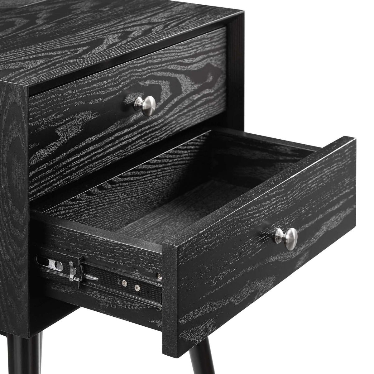 Modway Ember Wood Nightstand With USB Ports
