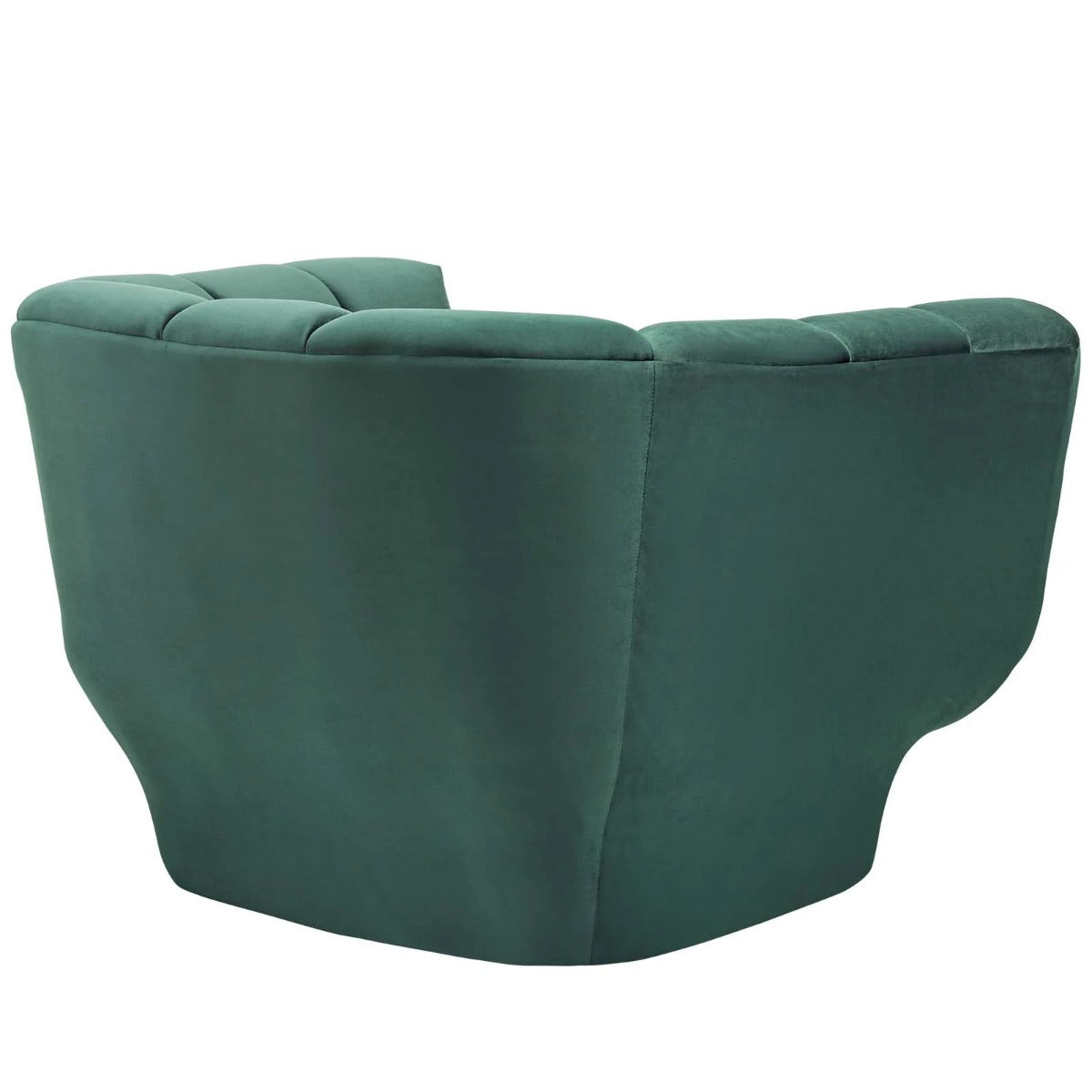 Modway Entertain Vertical Channel Tufted Performance Velvet Sofa and Armchair Set