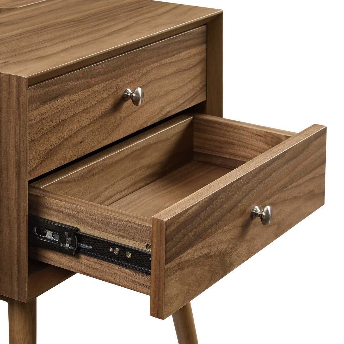 Modway Ember Wood Nightstand With USB Ports