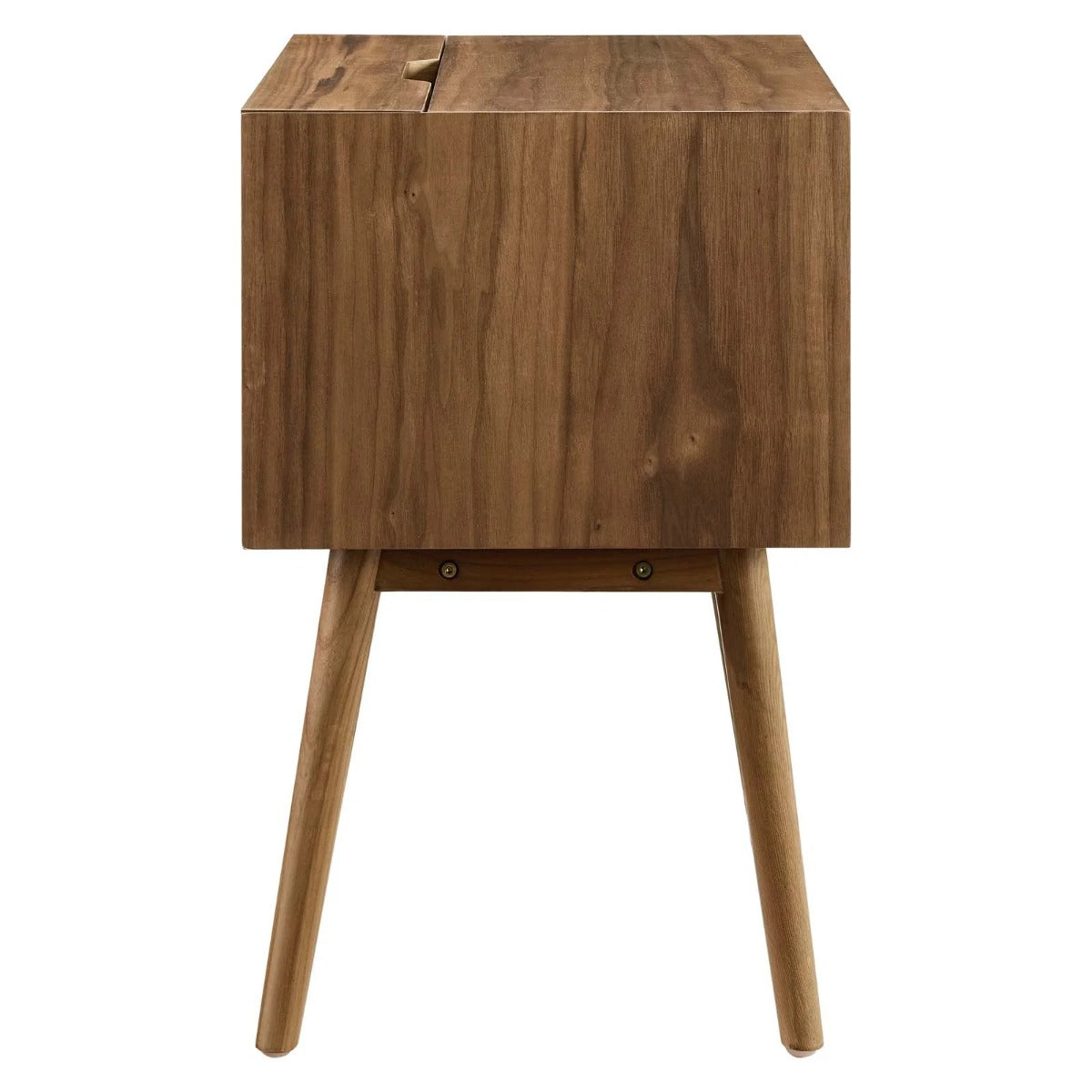 Modway Ember Wood Nightstand With USB Ports