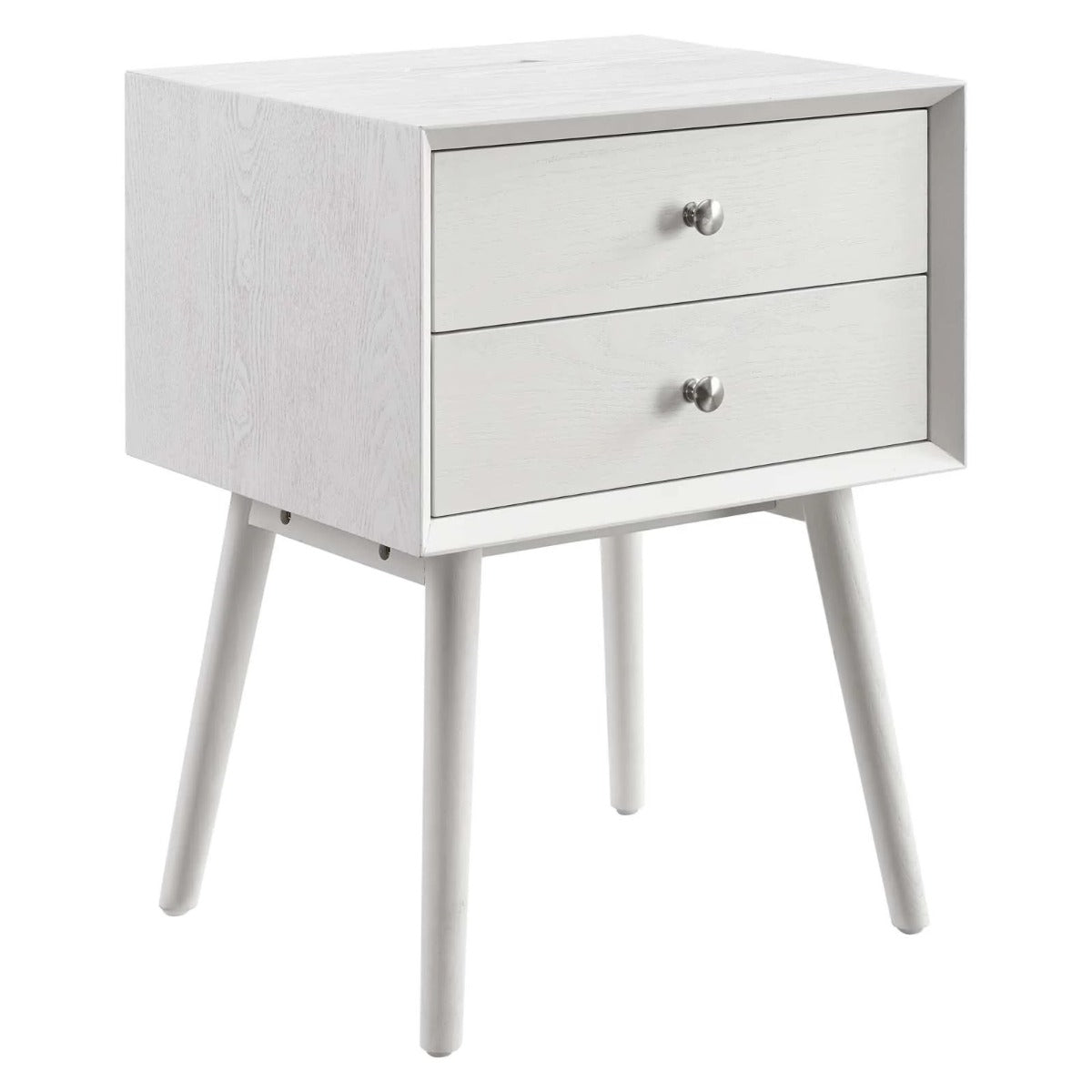 Modway Ember Wood Nightstand With USB Ports