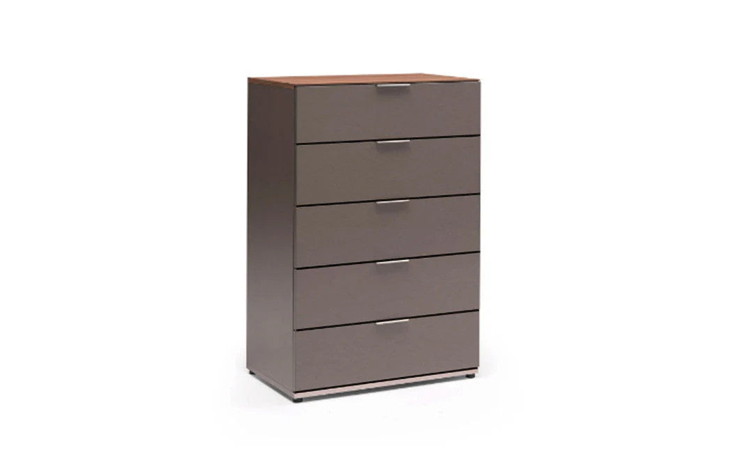 ALF Fifth Avenue 5-Drawer S – Modern Italian Storage in Termocotto Oak Finish