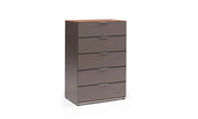 ALF Fifth Avenue 5-Drawer S – Modern Italian Storage in Termocotto Oak Finish