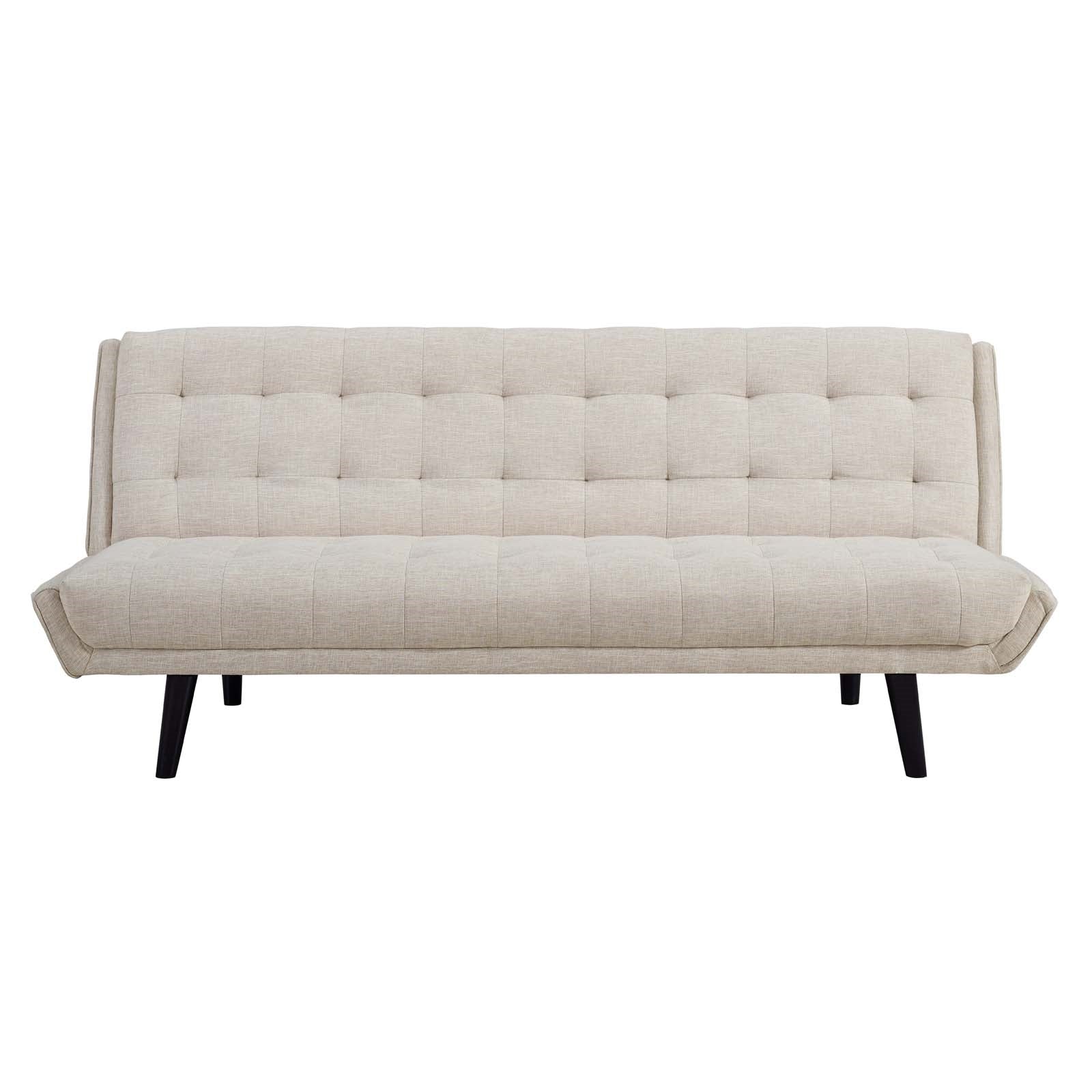 Modway Glance Tufted Convertible Fabric Sofa Bed