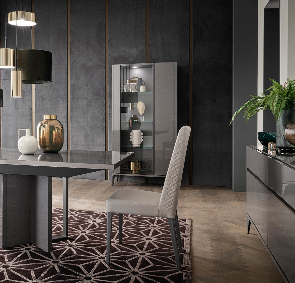 Graphite Side Chair, Fabric Upholstered | Delivery lead time 20 Weeks