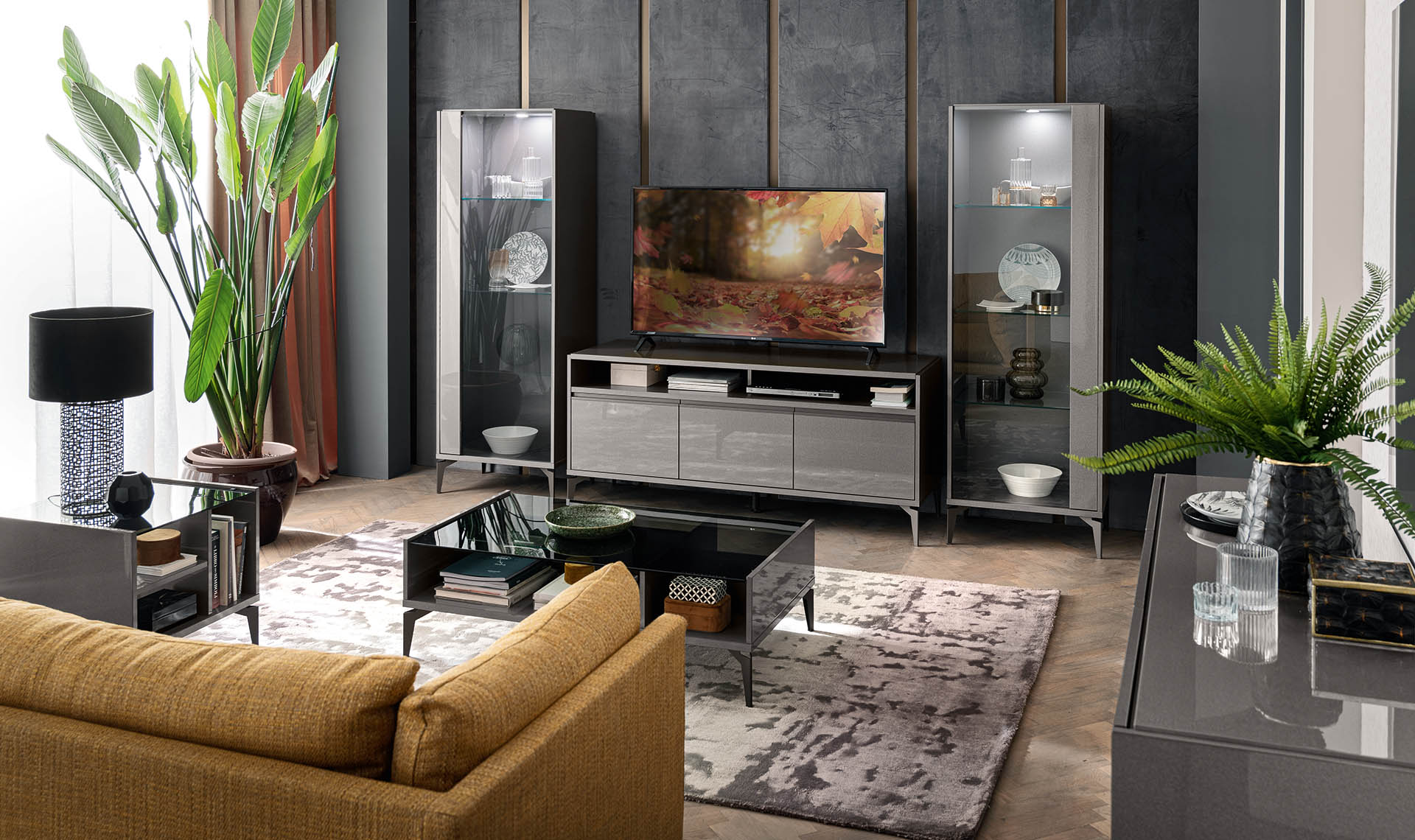 Graphite TV Stand | Delivery lead time 20 Weeks