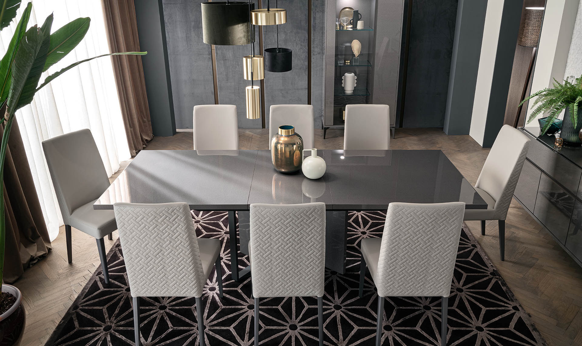 Graphite Extendable  Dining Table 250 | Delivery lead time 20 Weeks