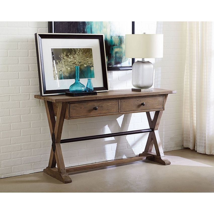 Hammary Reclamation Place Wood Sofa Table