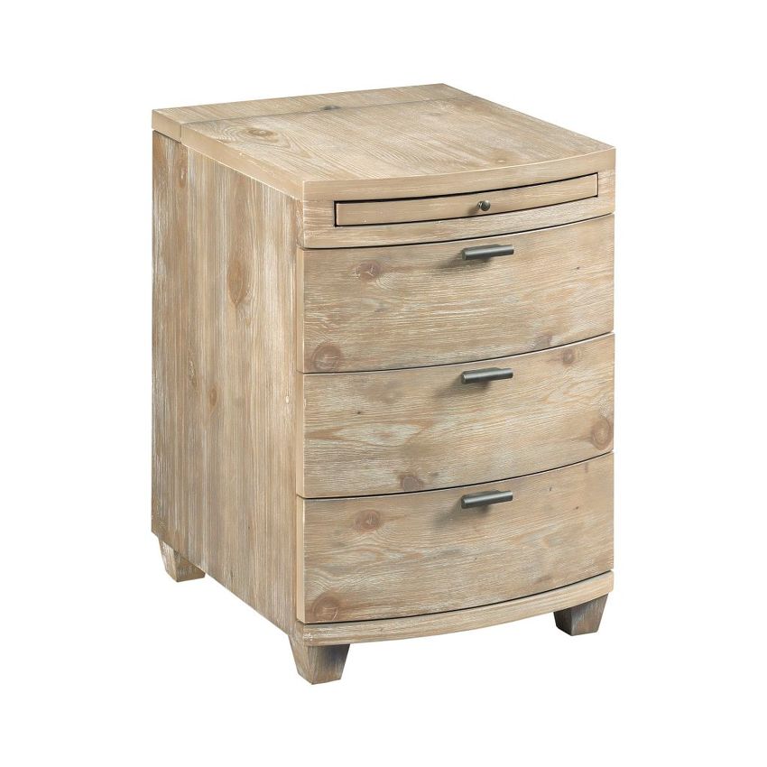 Hammary Driftwood Bowfront Chairside