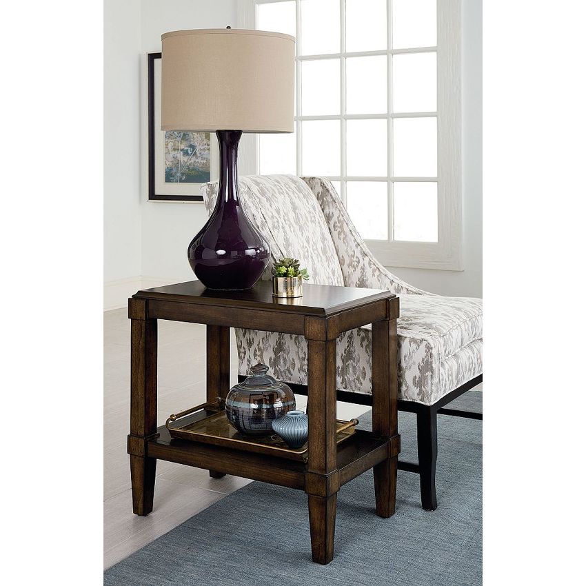 Hammary Halsey Chairside Table