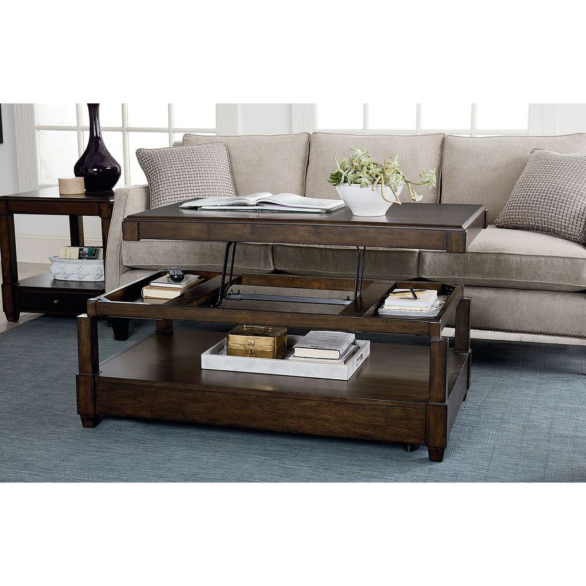 Hammary Halsey Rectangular Lift Top Coffee Table