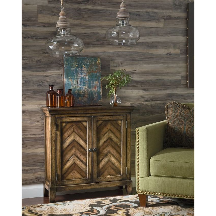 Hammary Hidden Treasures Chevron Cabinet