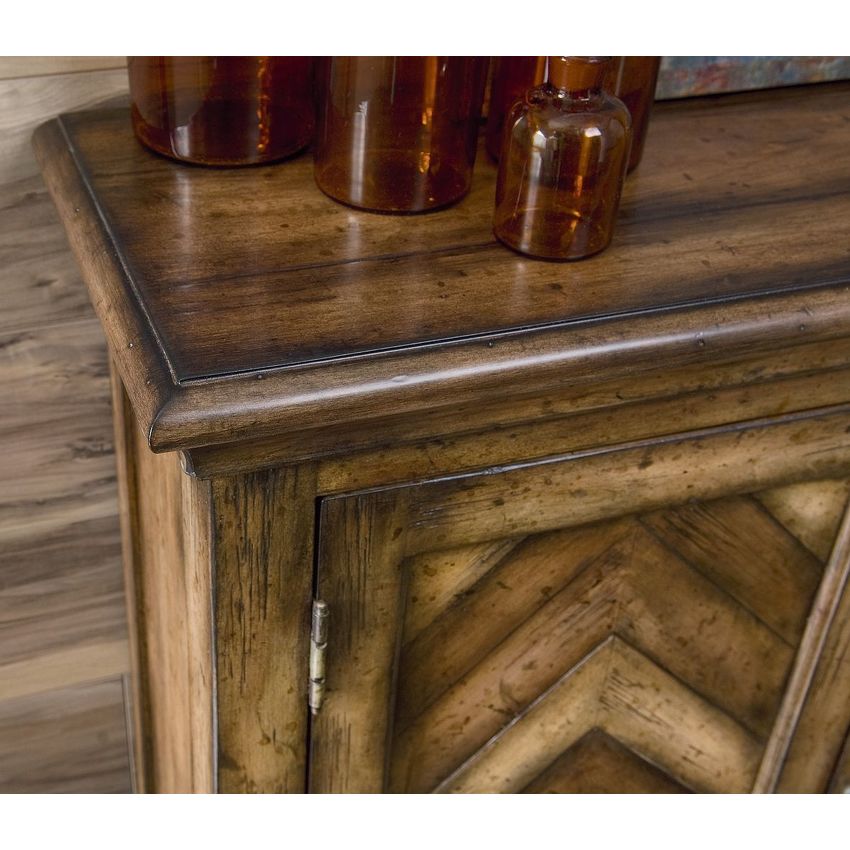 Hammary Hidden Treasures Chevron Cabinet