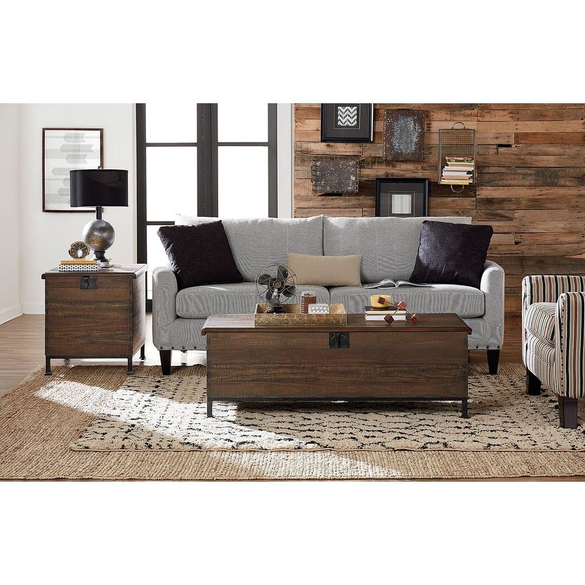 Hammary Hidden Treasures Milling Chest End Table