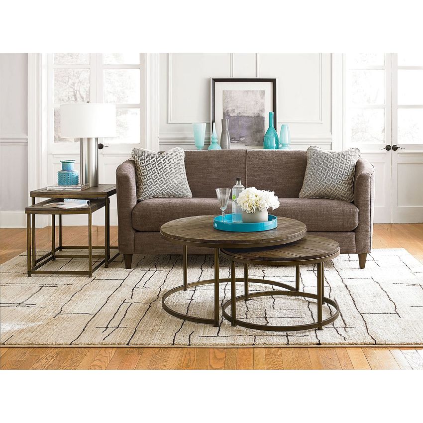 Hammary Leone Nesting End Table