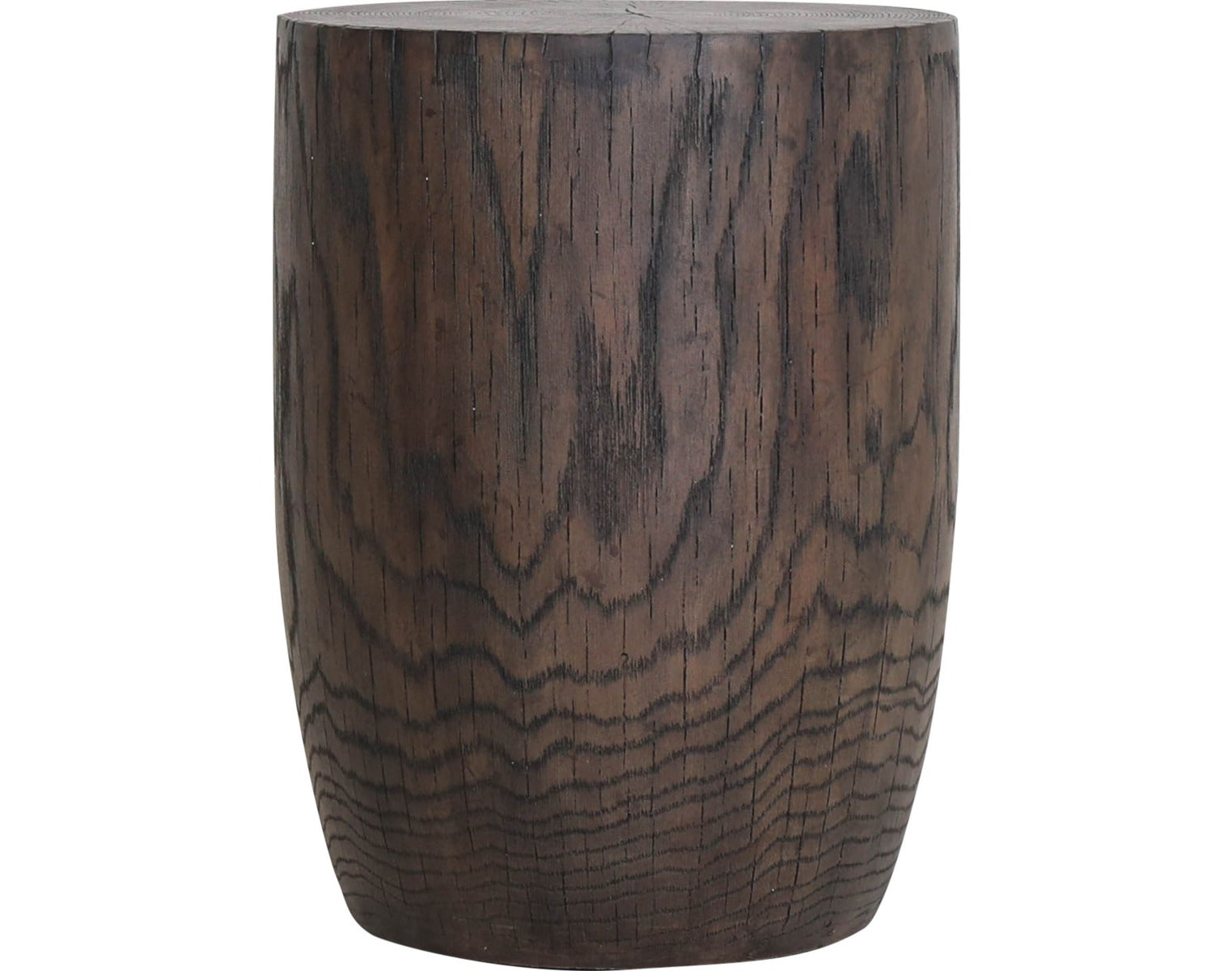 Hammary Hidden Treasures Oak Grain Drum End Table