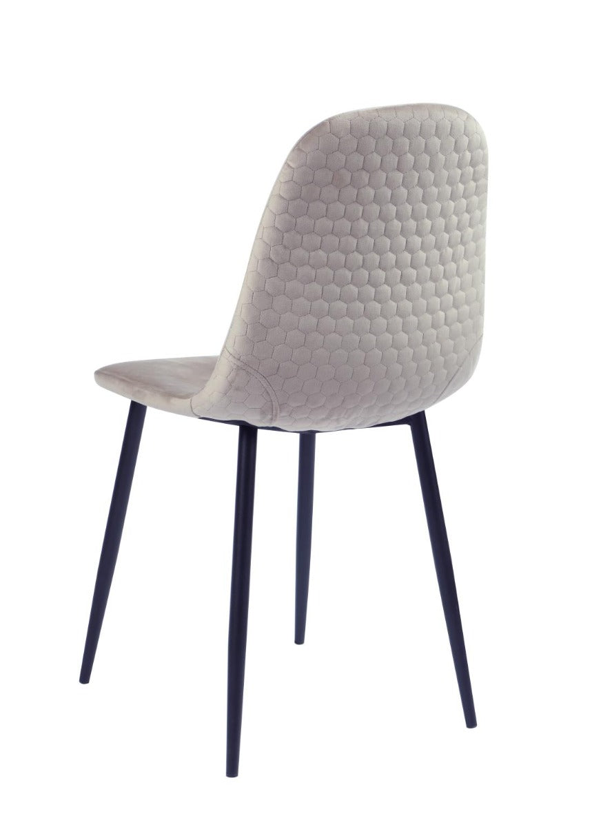 Chintaly Contemporary Fabric Upholstered Side Chair