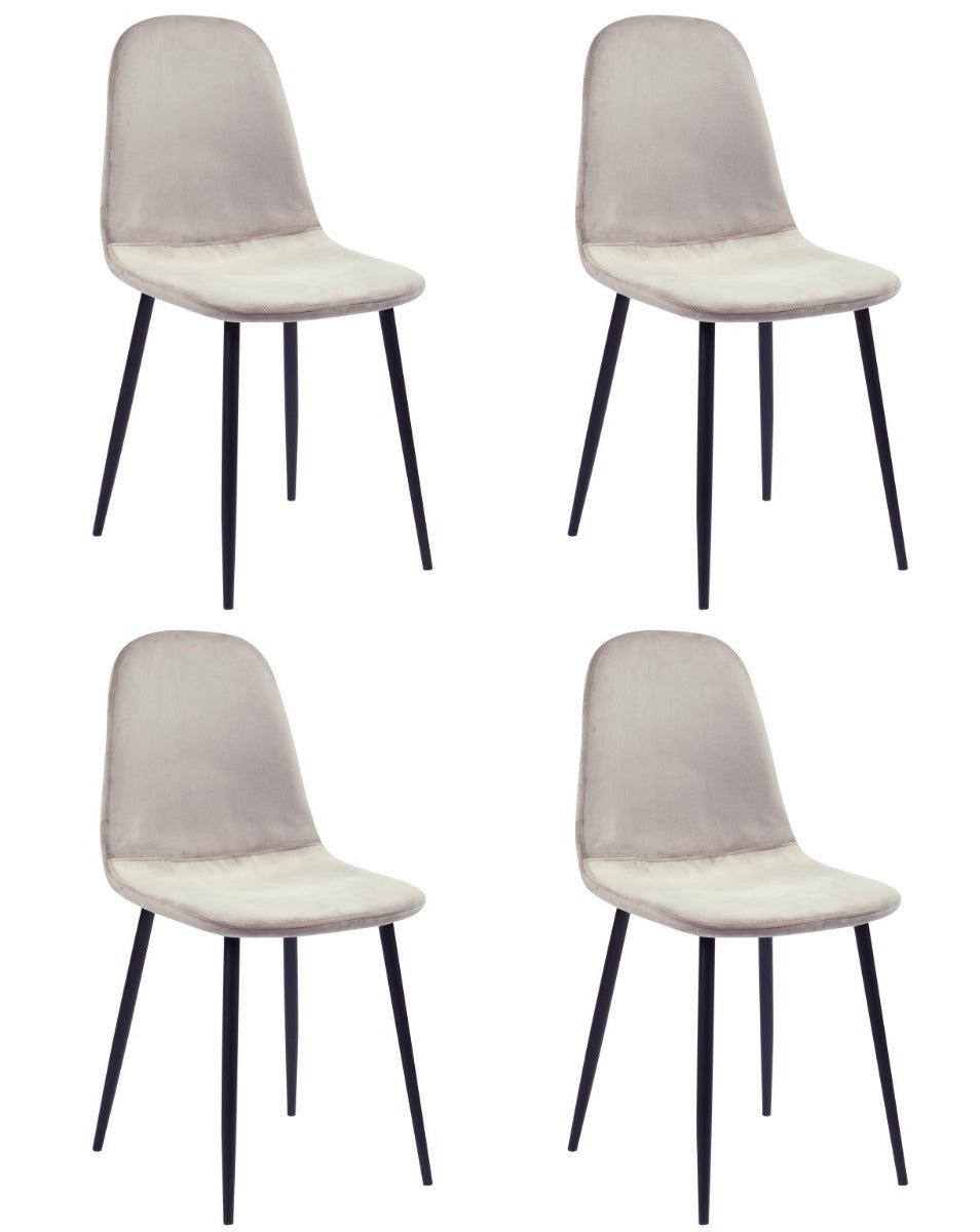 Chintaly Contemporary Fabric Upholstered Side Chair