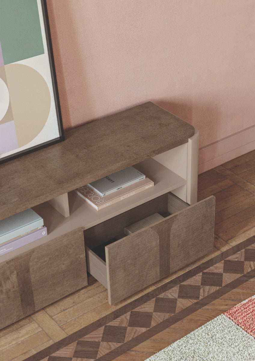 Hebe Modern Wood TV Base by ALF Uno - Entertainment Furniture