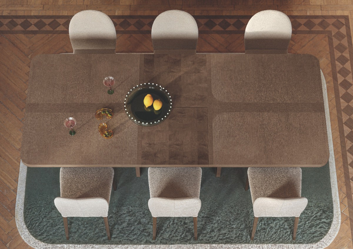 Hebe Modern Side Chair, Fabric Upholstered by ALF Uno - Italian Designer Seating