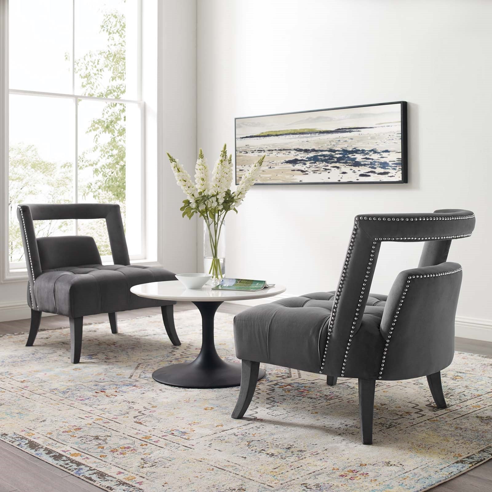 Modway Honor Armchair Performance Velvet Set of 2