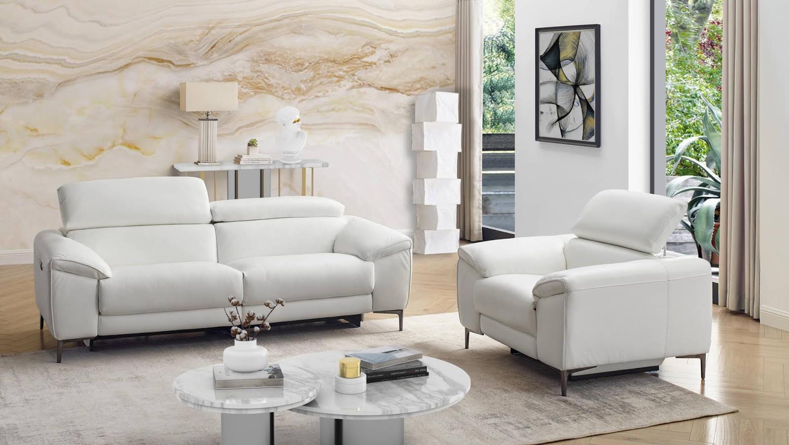 Lucca Fabric Armchair with Recliner | Creative Furniture