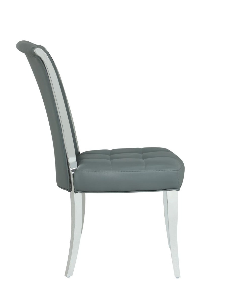 Chintaly Iris Modern Upholstered Side Chair