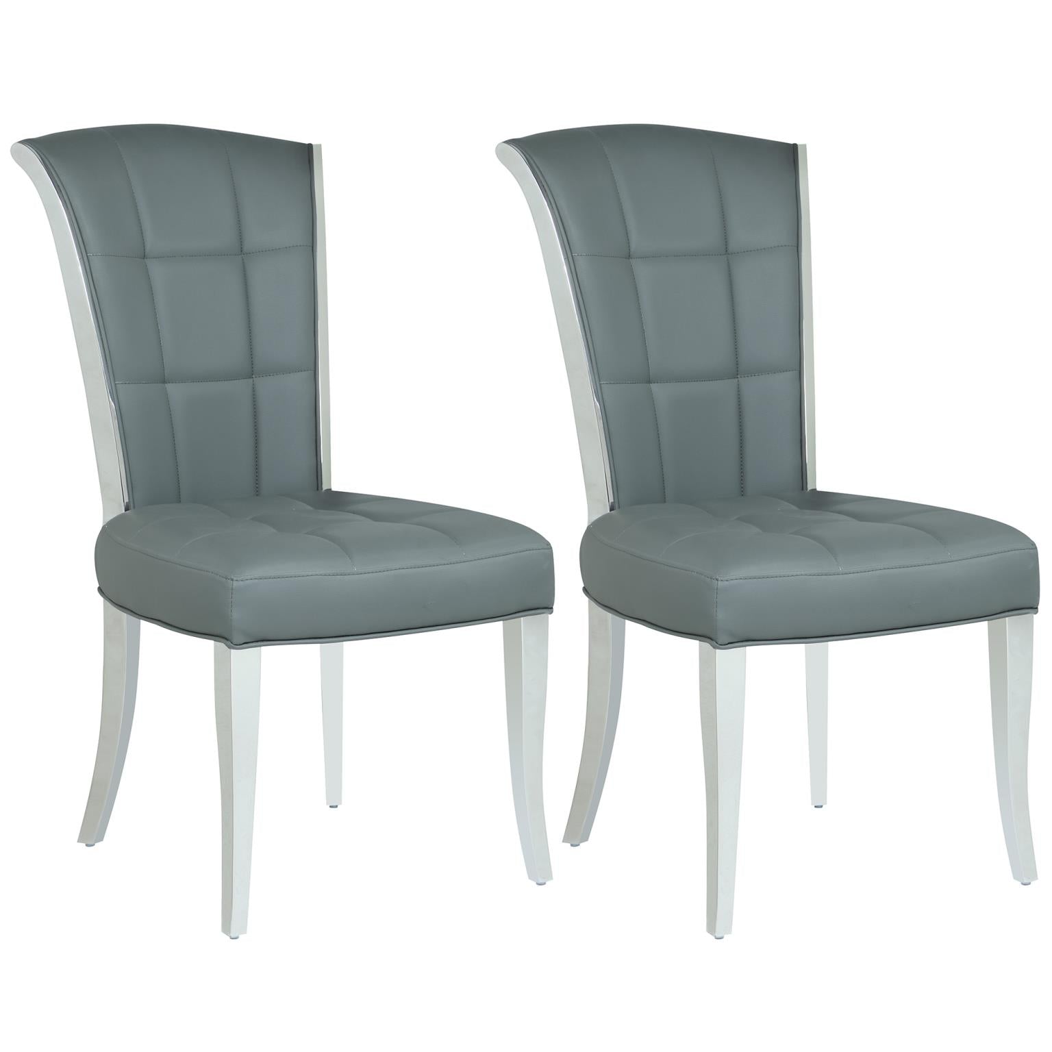 Chintaly Iris Modern Upholstered Side Chair