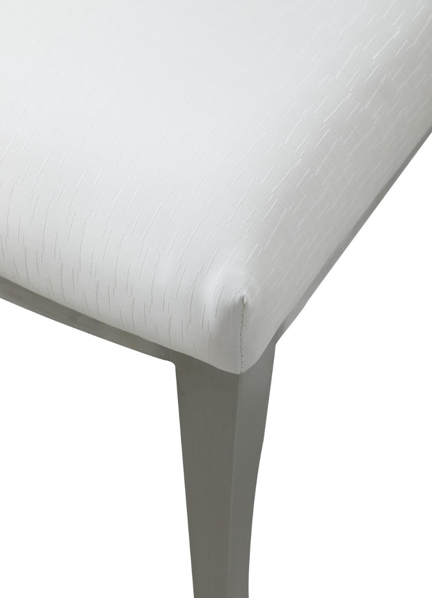 Chintly Isabel High Back Side Chair, White