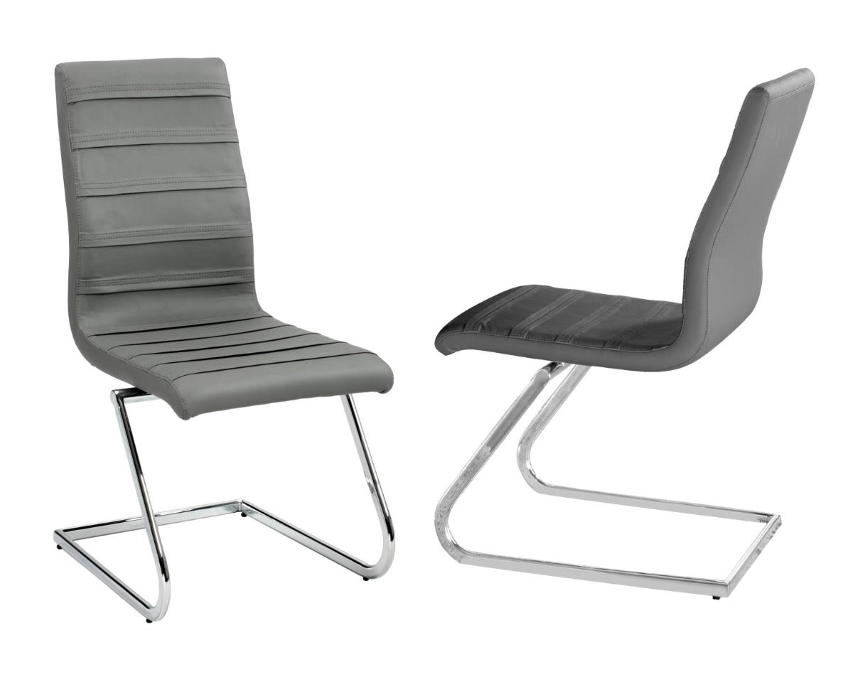 Chintaly Janet Side Chair, Grey