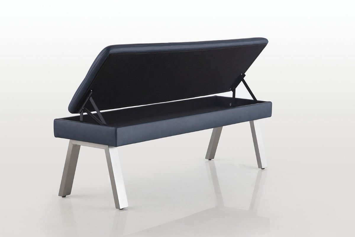 Chintaly Jezebel Tufted Bench with Under-seat Storage