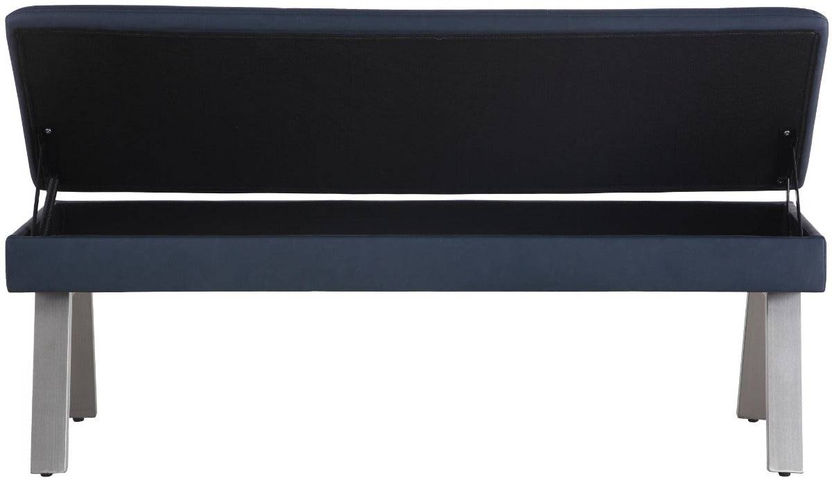 Chintaly Jezebel Tufted Bench with Under-seat Storage