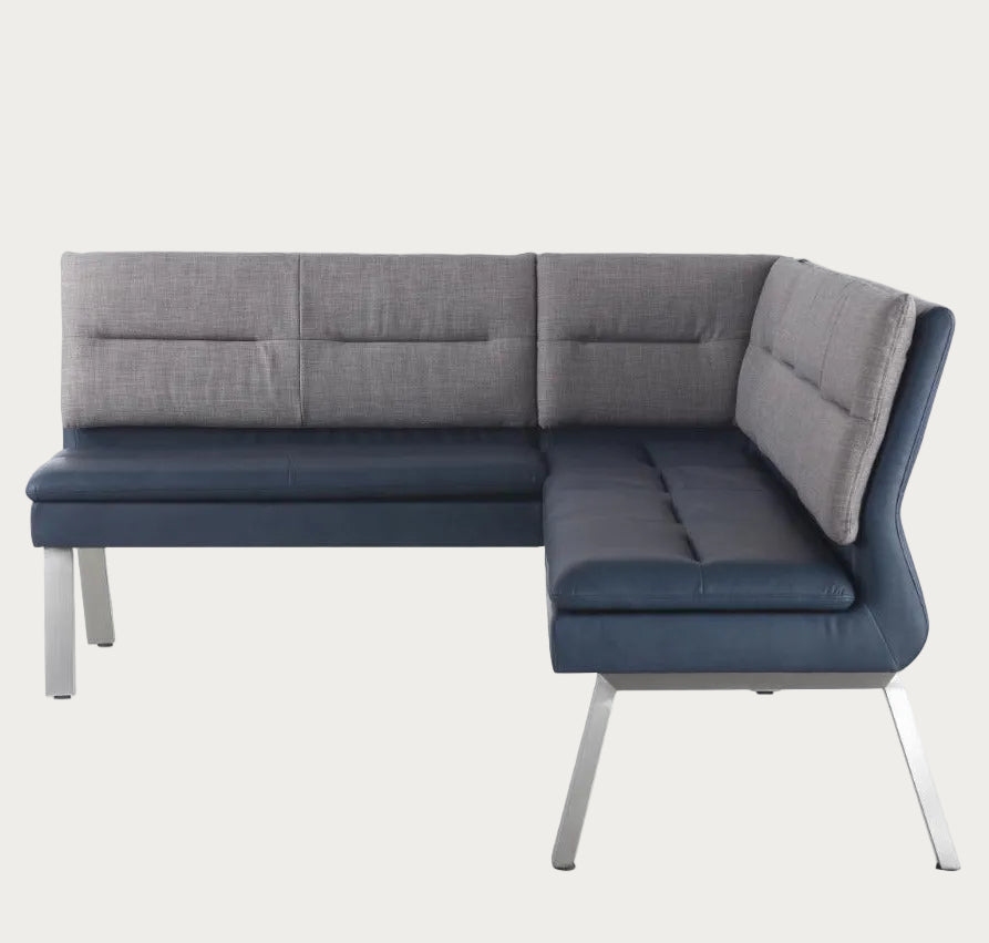 Jezebel gray and blue sectional nook
