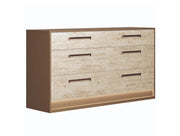ALF Jo Dresser – Gold High Gloss & Travertino Eco-Stone Finish