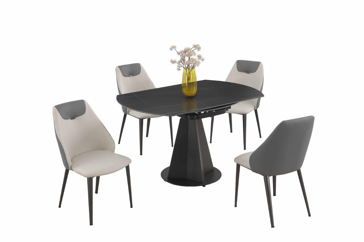 Chintaly Jocelyn Contemporary 5-Piece Dining Room Set