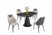 Chintaly Jocelyn Contemporary 5-Piece Dining Room Set