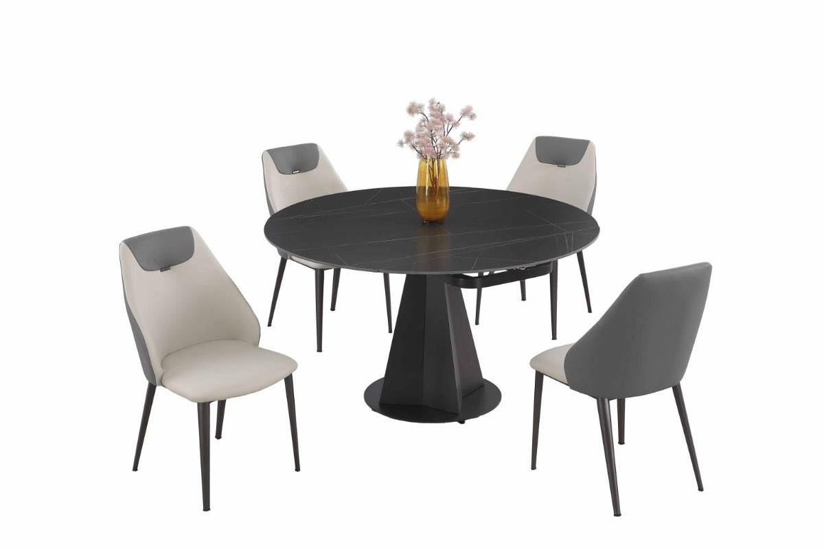 Chintaly Jocelyn Contemporary 5-Piece Dining Room Set