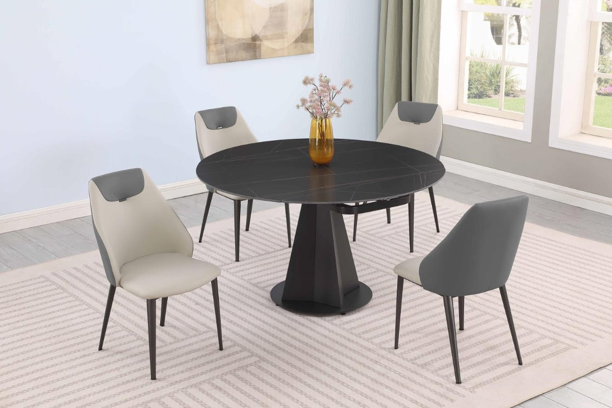 Chintaly Jocelyn Contemporary 5-Piece Dining Room Set