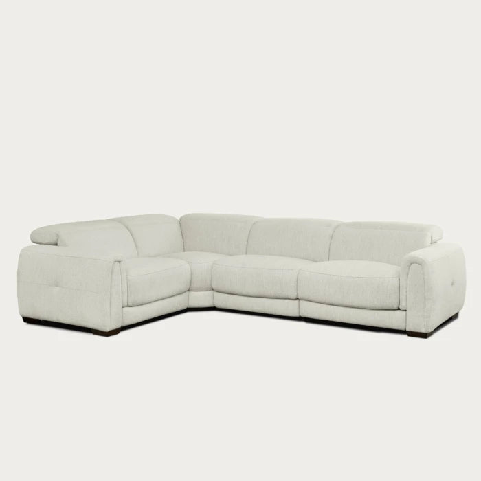 Jovan 4-Piece Modern Reclining Sectional Sofa – Birch Fabric | Creative Furniture
