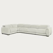 Jovan 5-Piece Modern Reclining Sectional Sofa – Birch Fabric | Creative Furniture