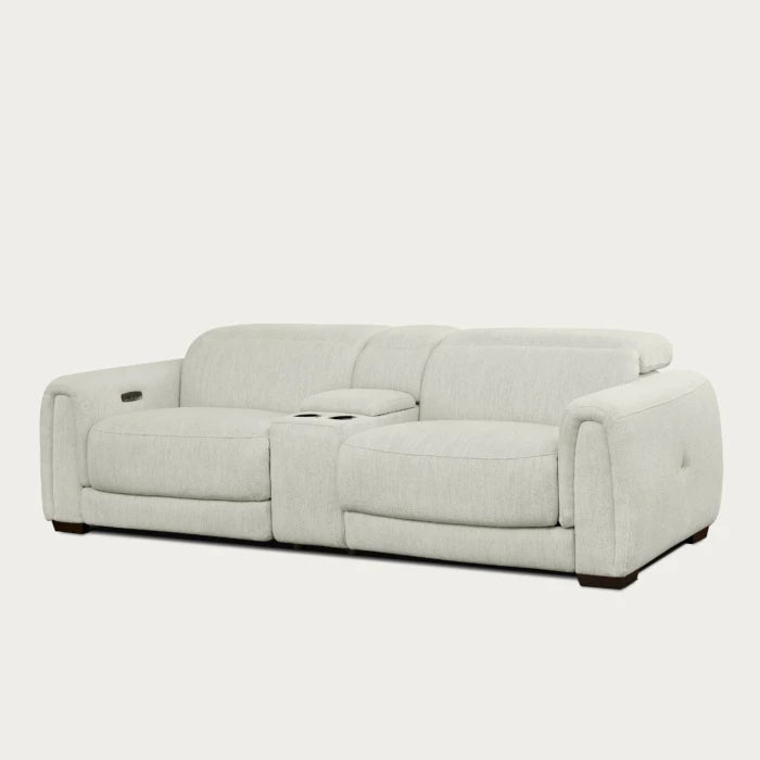 Jovan Loveseat with Recliners – Birch Fabric